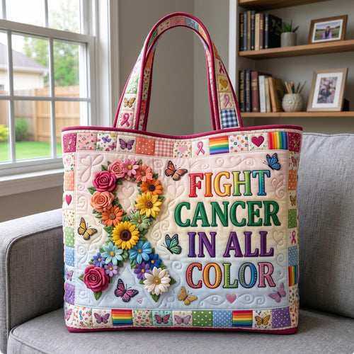 Fight For Hope Quilted Tote Bag GFTOMA13839