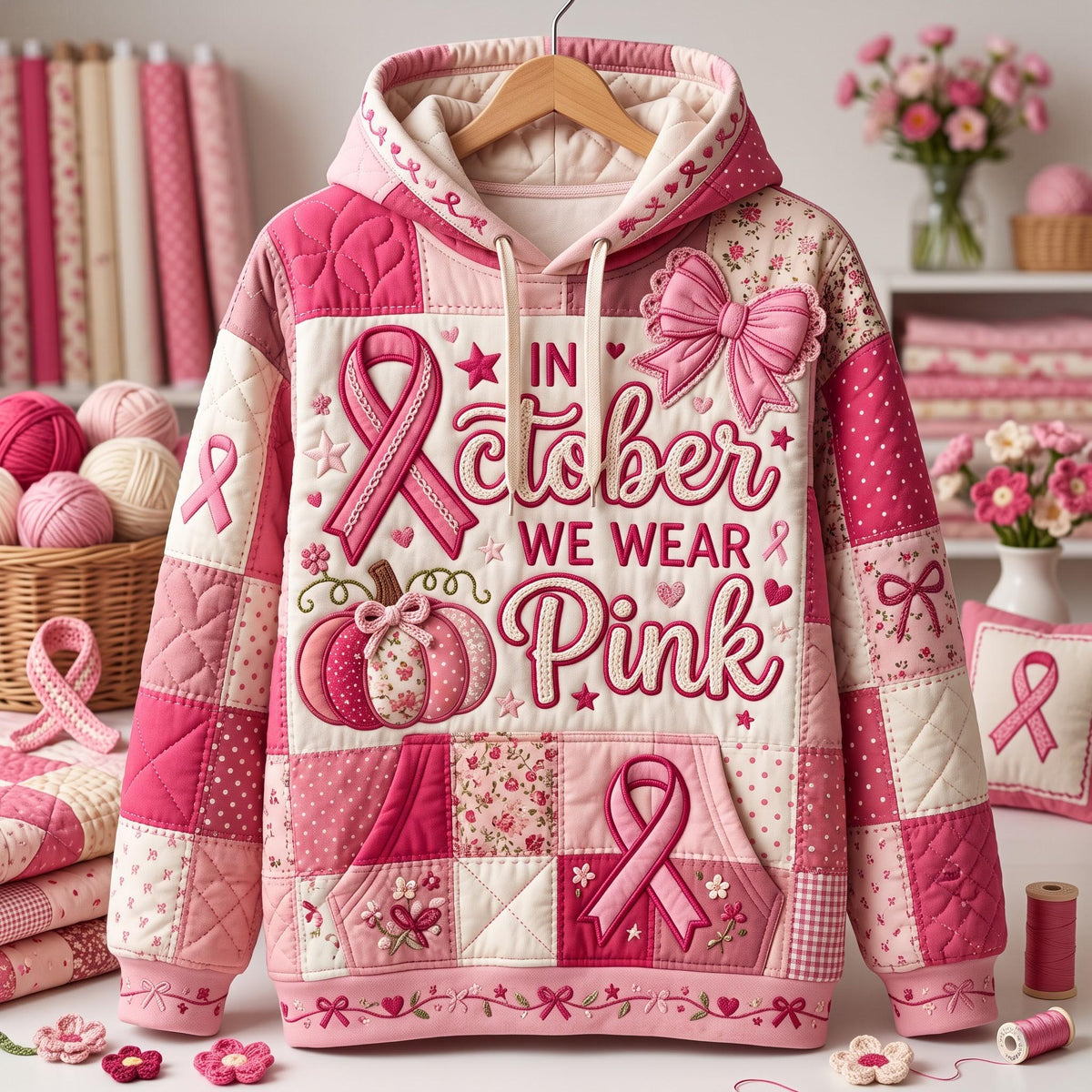 October Pink Hoodie GFTOMA13843