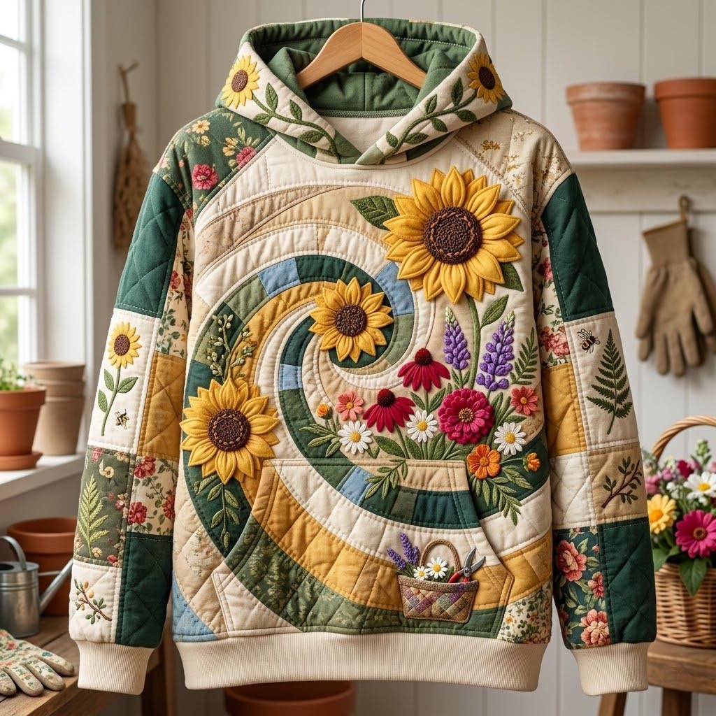 Sunflower Garden Hoodie GFTOMA13930