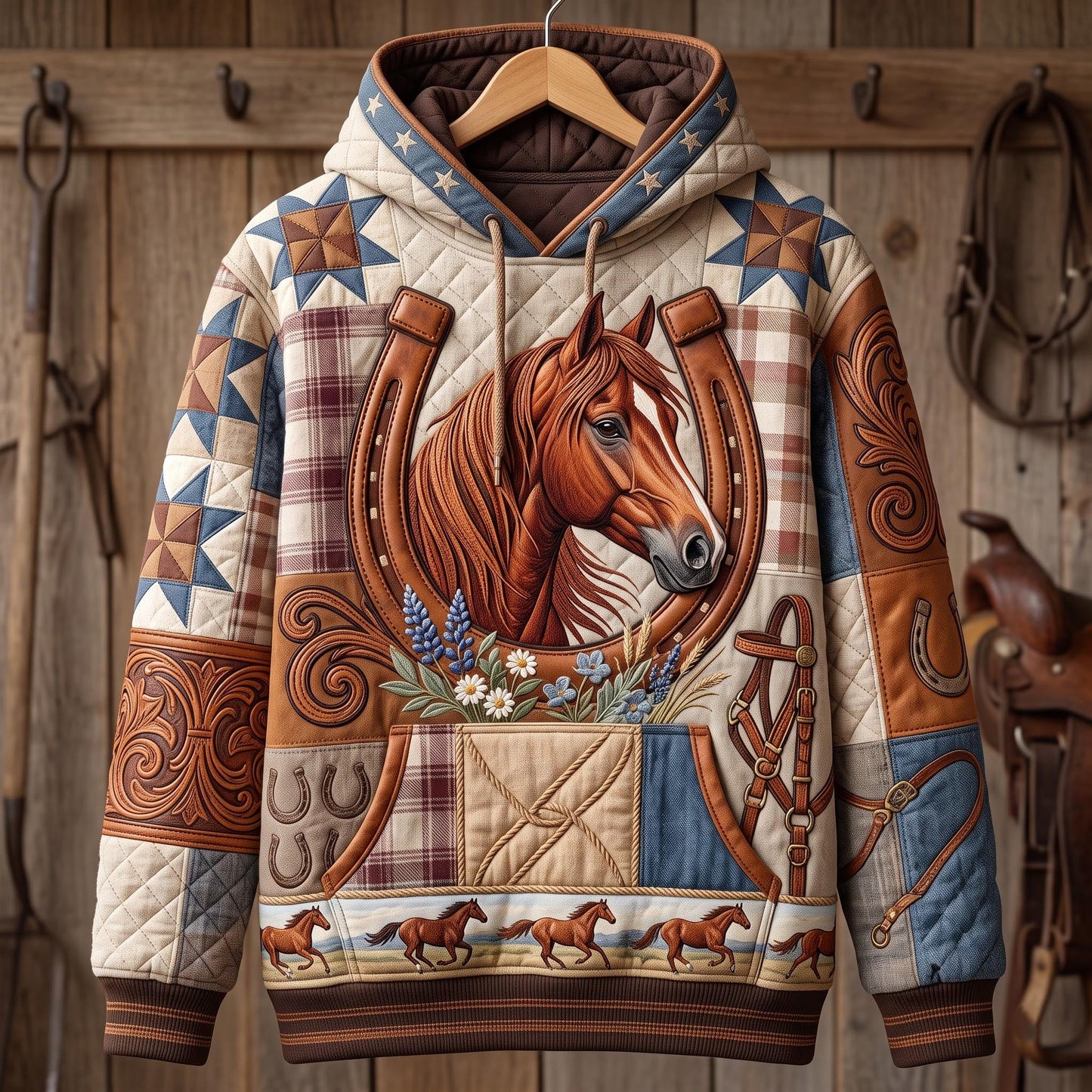 Rustic Horse Hoodie GFTOMA13934