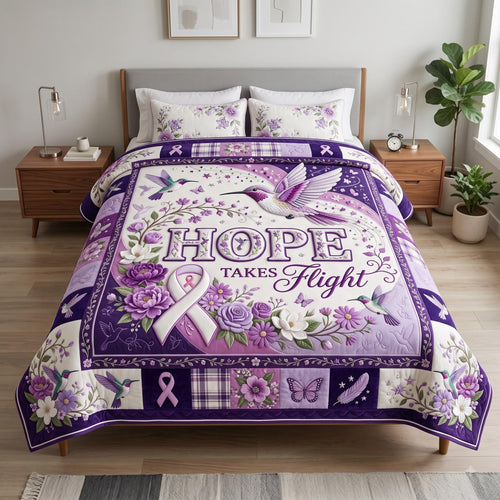 Fight For Hope Quilted Blanket GFTOMA13993