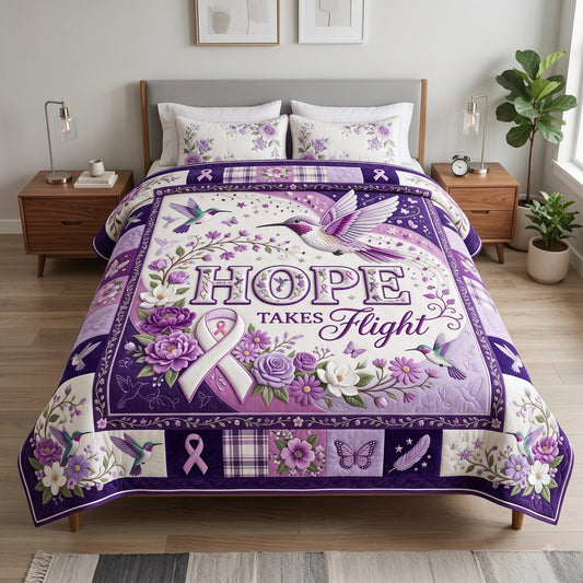 Fight For Hope Quilted Blanket GFTOMA13993