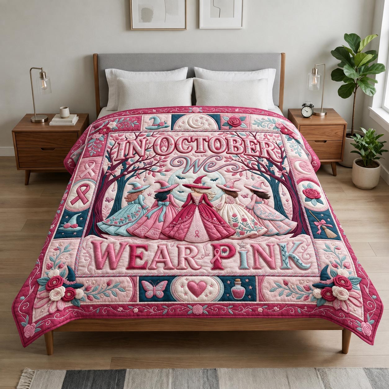 Pink October Quilted Blanket GFTOMA13994