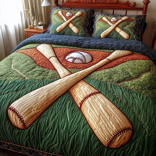 Home Run 3-Piece Quilted Bedding Set GFTOMA1401