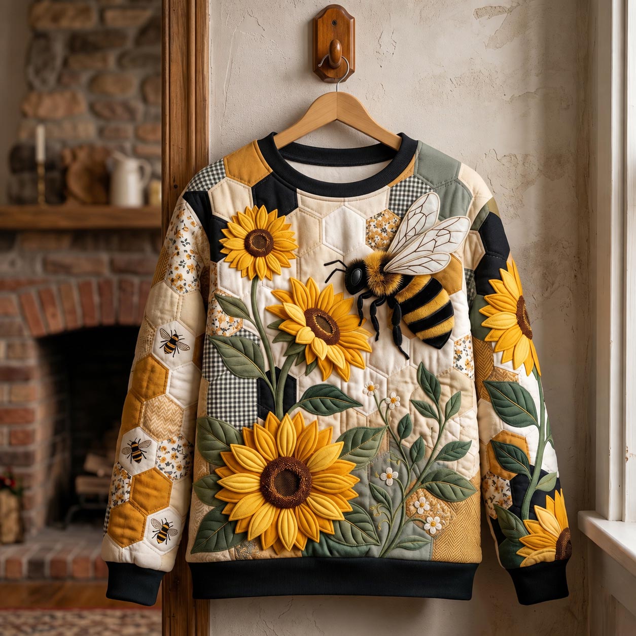 Sunflower Bee Sweatshirt GFTOMA14011C1