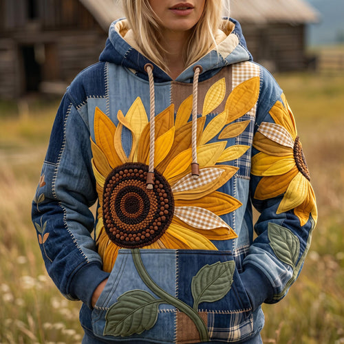 Blue Sunflower Hoodie GFTOMA14015