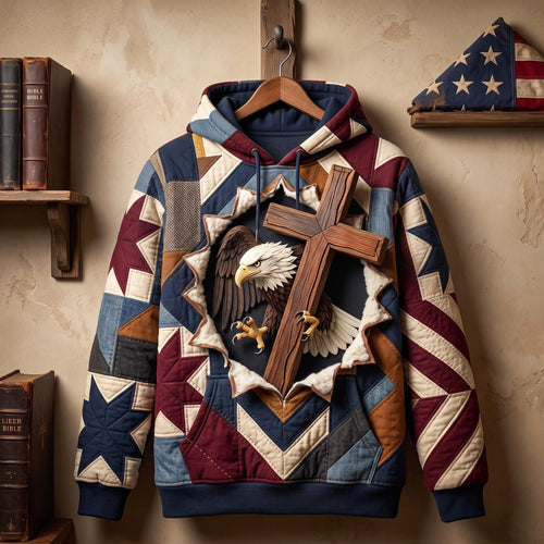 Patriotic Cross Hoodie GFTOMA14020