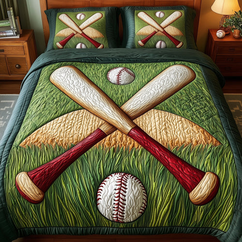 Home Run 3-Piece Quilted Bedding Set GFTOMA1403