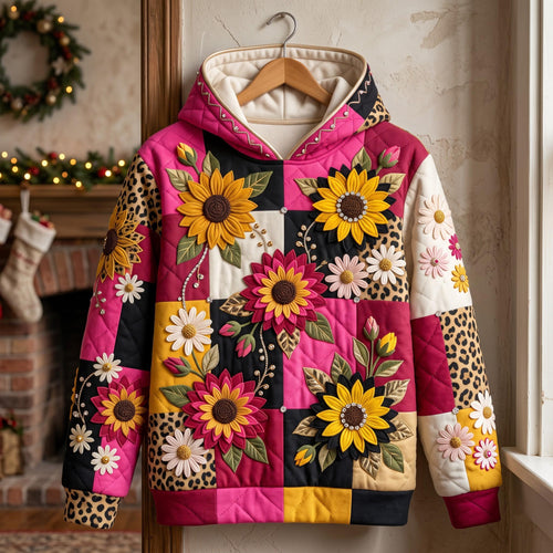 Pink Sunflower Hoodie GFTOMA14055