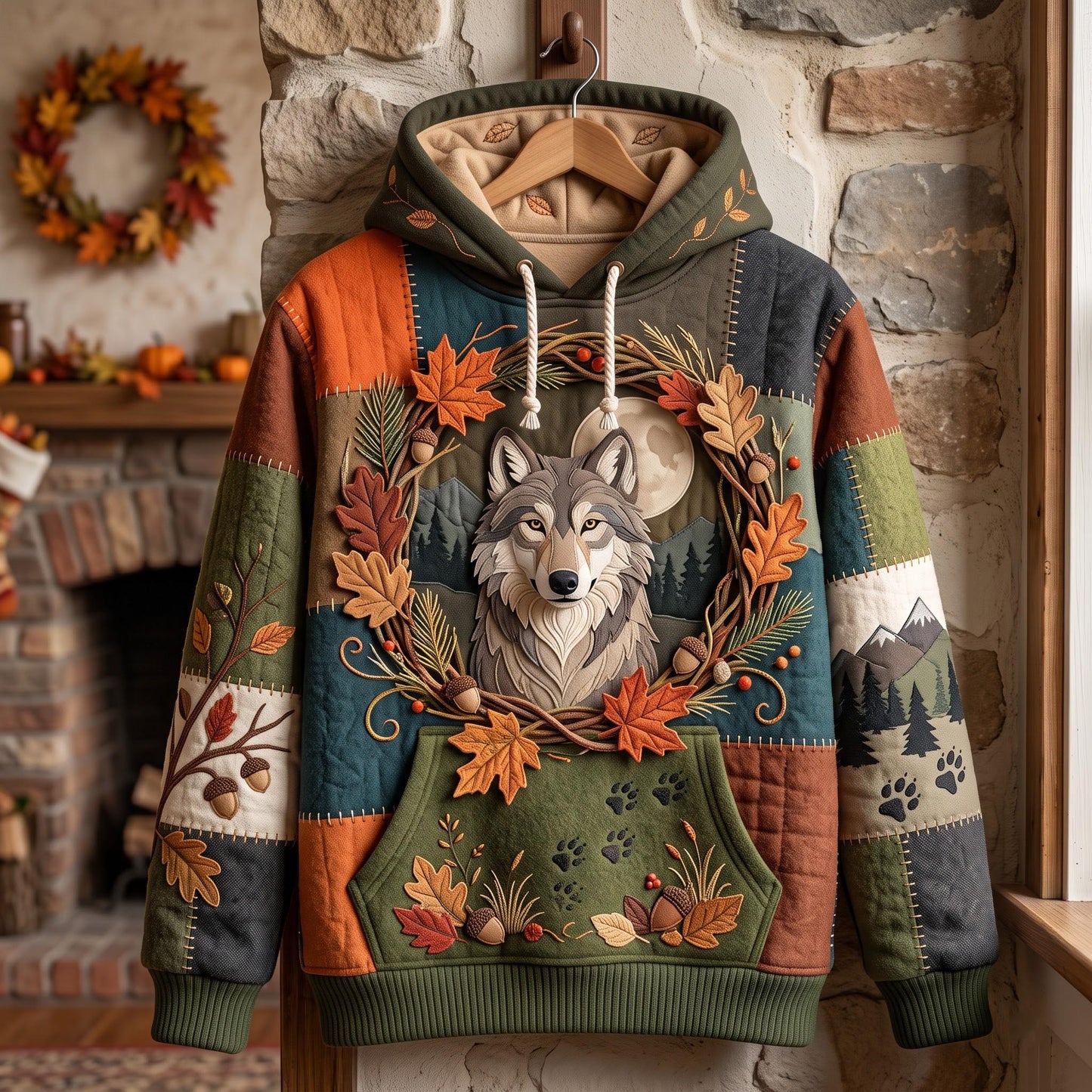 Autumn Wolf Hoodie GFTOMA14094