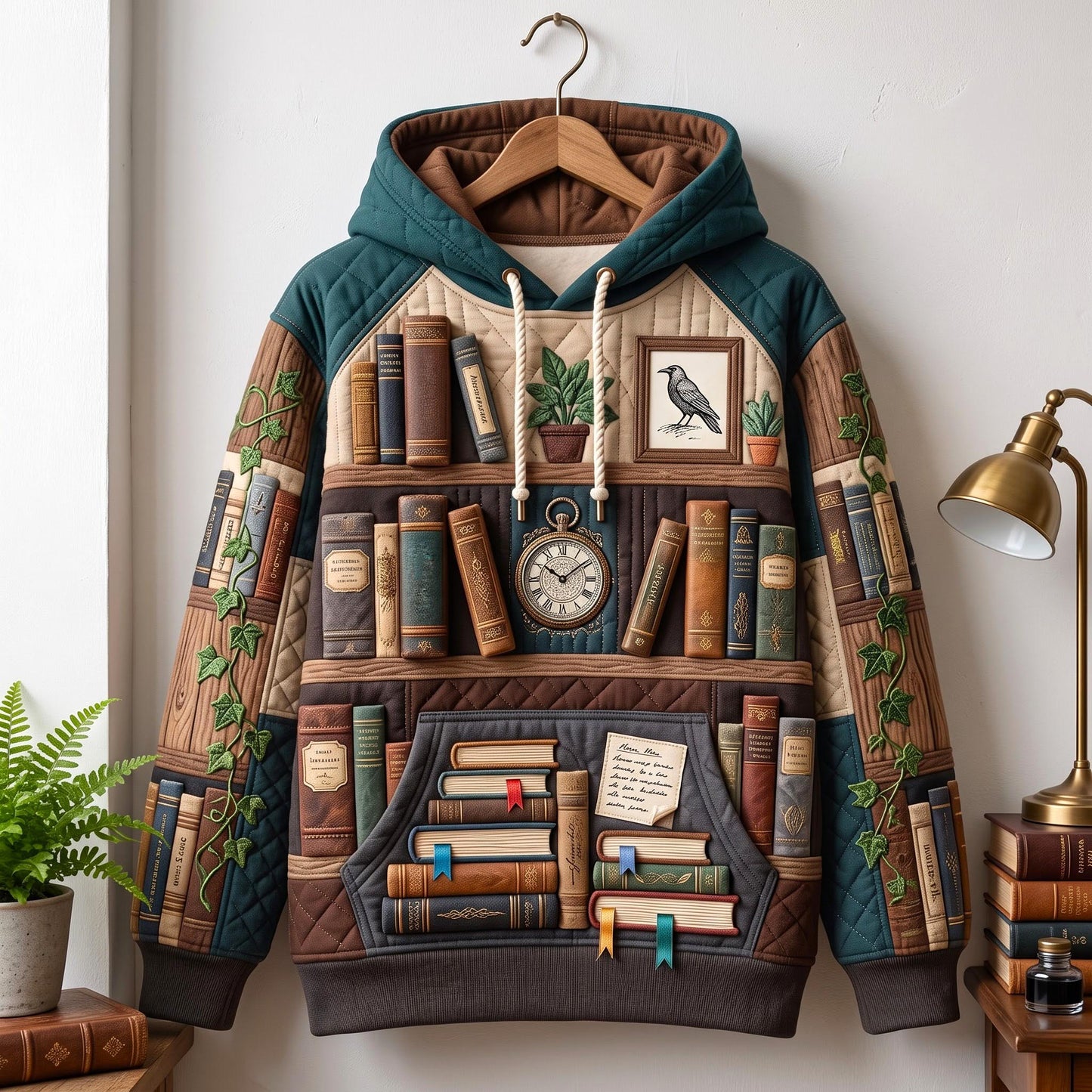Vintage Library Hoodie GFTOMA14096