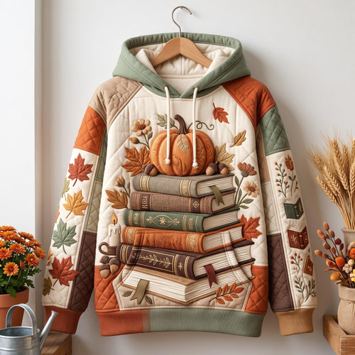 Autumn Book Stack Hoodie GFTOMA14100
