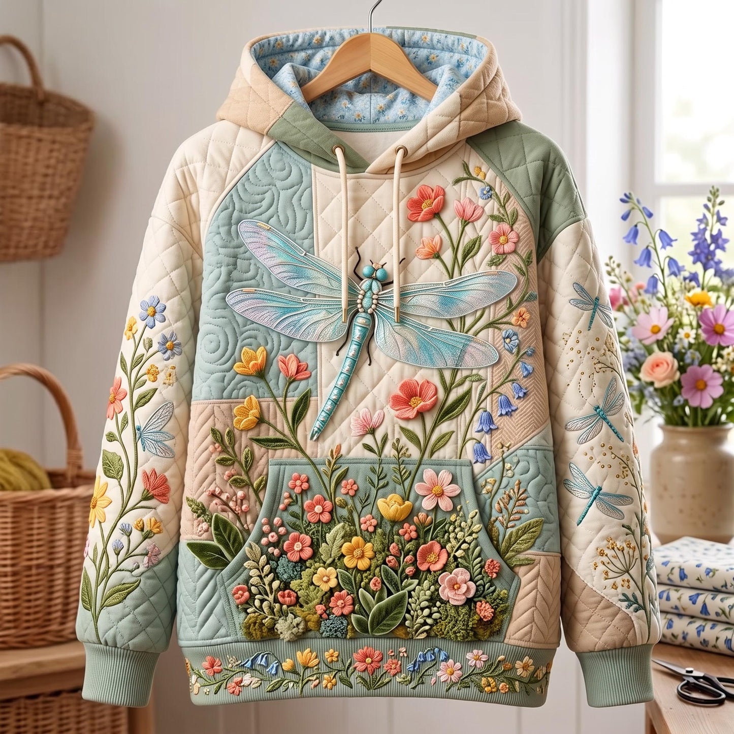 Wildflower Dragonfly Hoodie GFTOMA14160