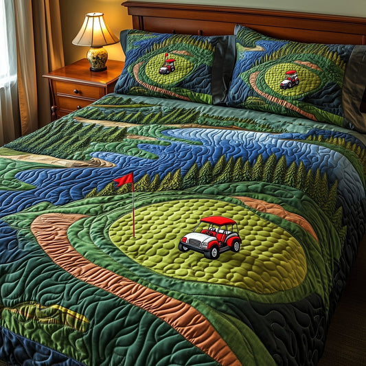 Fairway Dreams 3-Piece Quilted Bedding Set GFTOMA1418