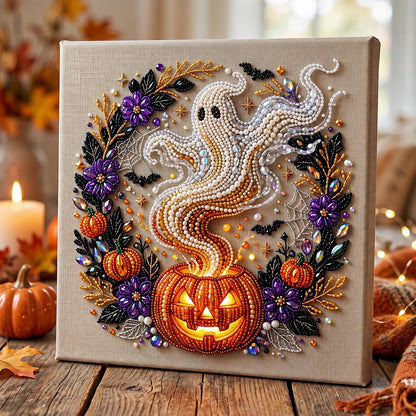 🔥 EARLY HALLOWEEN SALE 49% OFF - Halloween Ghost DIY Diamond Pearl Art Kit
