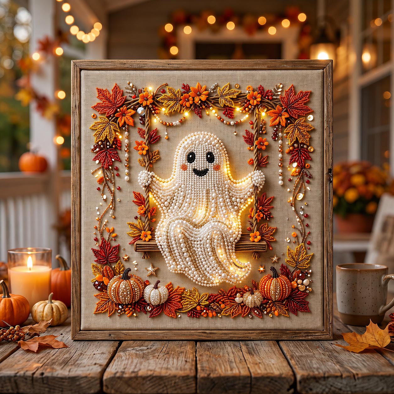🔥 EARLY HALLOWEEN SALE 49% OFF - Halloween Ghost DIY Diamond Pearl Art Kit