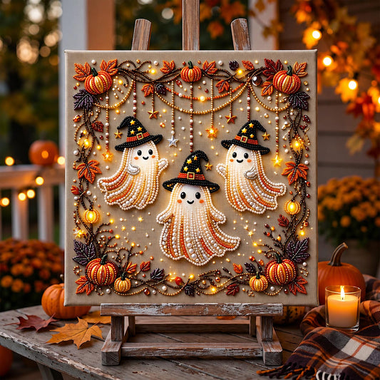 Halloween Ghost DIY Diamond Pearl Art Kit GFTOMA14216