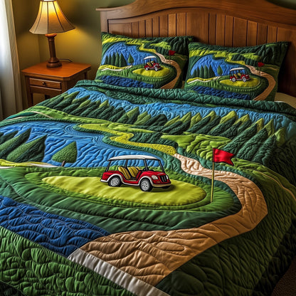 Fairway Dreams 3-Piece Quilted Bedding Set GFTOMA1422
