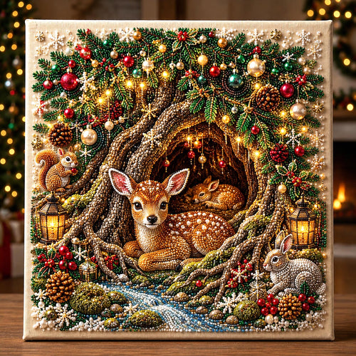 🔥 EARLY CHRISTMAS SALE 49% OFF - Woodland Deer DIY Diamond Pearl Art Kit GFTOMA14239