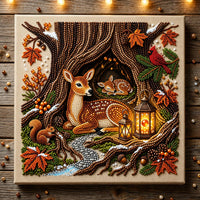 🍂 Autumn Hollow Deer