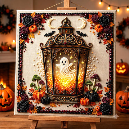 🔥 EARLY HALLOWEEN SALE 49% OFF - Halloween Ghost DIY Diamond Pearl Art Kit GFTOMA14238