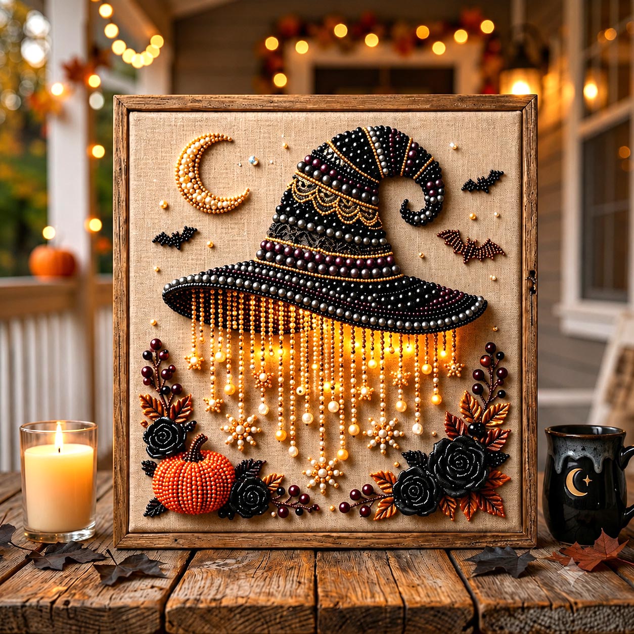 🔥 EARLY HALLOWEEN SALE 49% OFF - Halloween Ghost DIY Diamond Pearl Art Kit GFTOMA14238