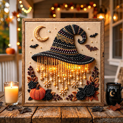 🔥 EARLY HALLOWEEN SALE 49% OFF - Halloween Ghost DIY Diamond Pearl Art Kit GFTOMA14238