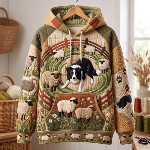 Farm Border Collie Hoodie GFTOMA14248