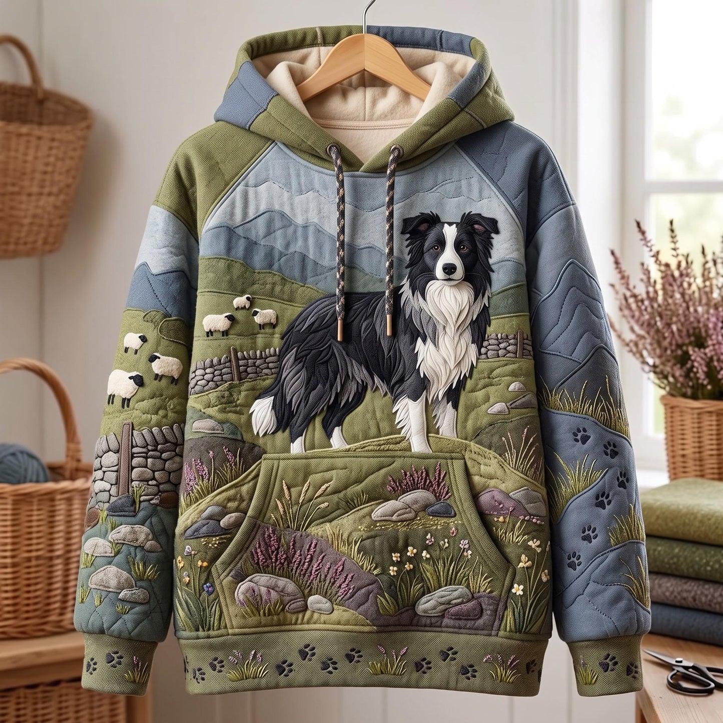 Border Collie Hoodie GFTOMA14249