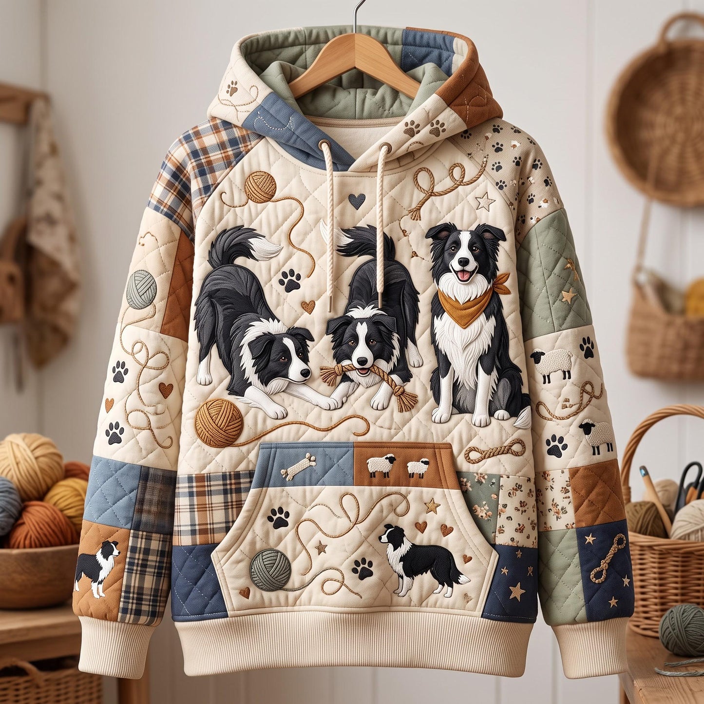 Border Collie Hoodie GFTOMA14251