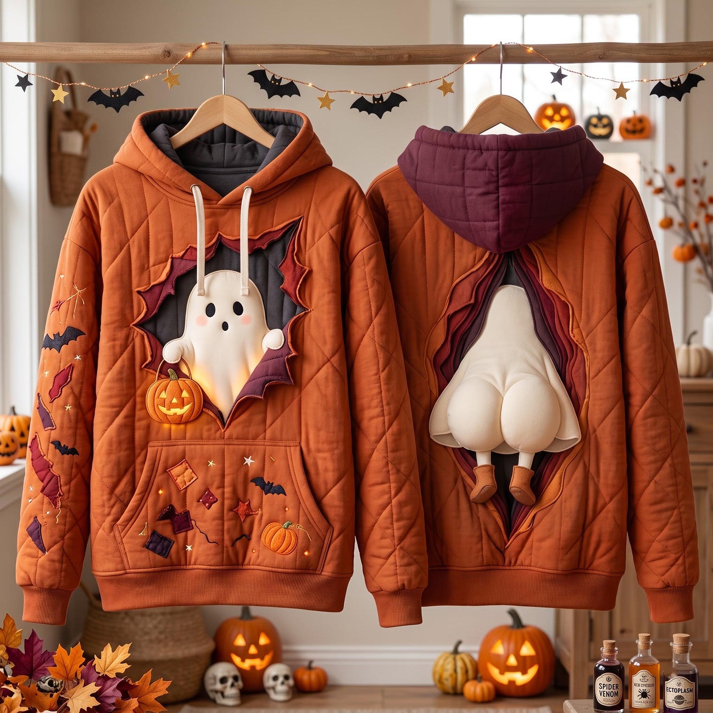Pumpkin Ghost Hoodie GFTOMA14322