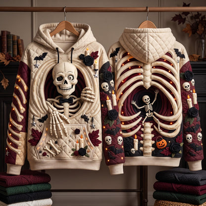 Skeleton Halloween Hoodie GFTOMA14327