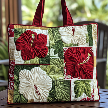 Hibiscus Quilted Tote Bag GFTOMA1438