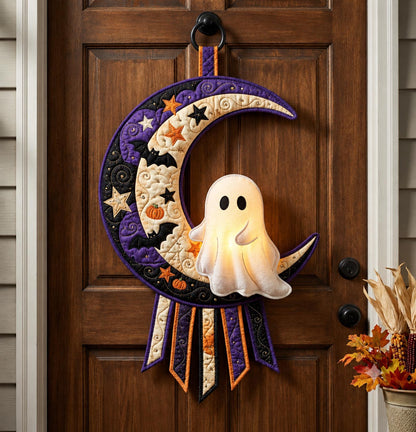 Moonlight Ghost Custom Shape Quilted Door Hanger GFTOMA14392