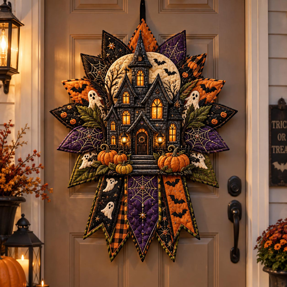 Haunted Mansion Custom Shape Quilted Door Hanger GFTOMA14500