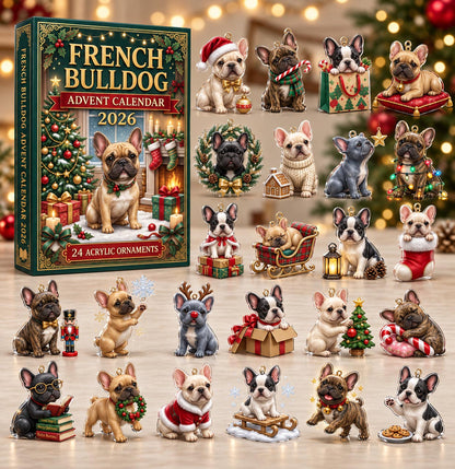 French Bulldog Christmas Advent Calendar 2026 GFTOMA14564