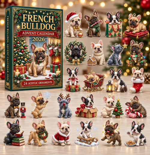 French Bulldog Christmas Advent Calendar 2026 GFTOMA14564