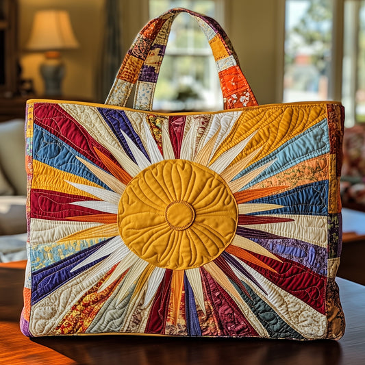 Hippie Sun Quilted Tote Bag GFTOMA1461