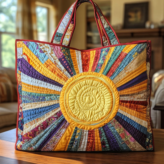 Hippie Sun Quilted Tote Bag GFTOMA1462