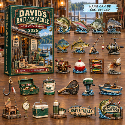 Personalized Bait Tackle Advent Calendar 2026 QTCUZ GFTOMA14637