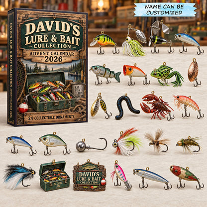 Personalized Lure Bait Advent Calendar 2026 QTCUZ GFTOMA14639