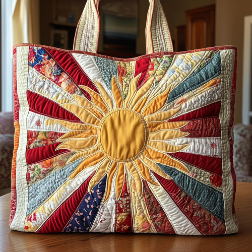Hippie Sun Quilted Tote Bag GFTOMA1464