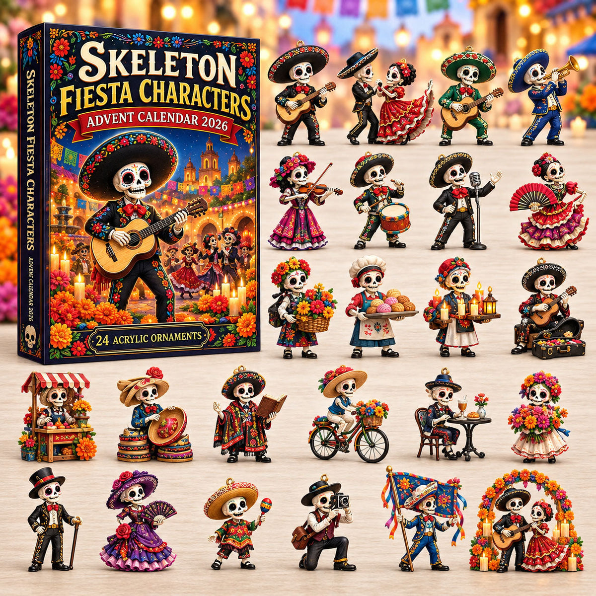 Skeleton Fiesta Advent Calendar 2026 GFTOMA14651