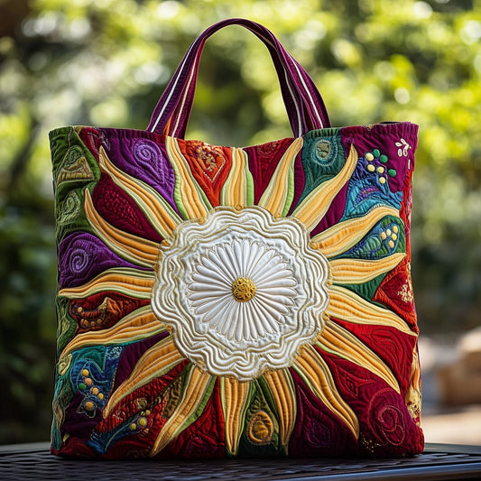 Hippie Sun Quilted Tote Bag GFTOMA1466