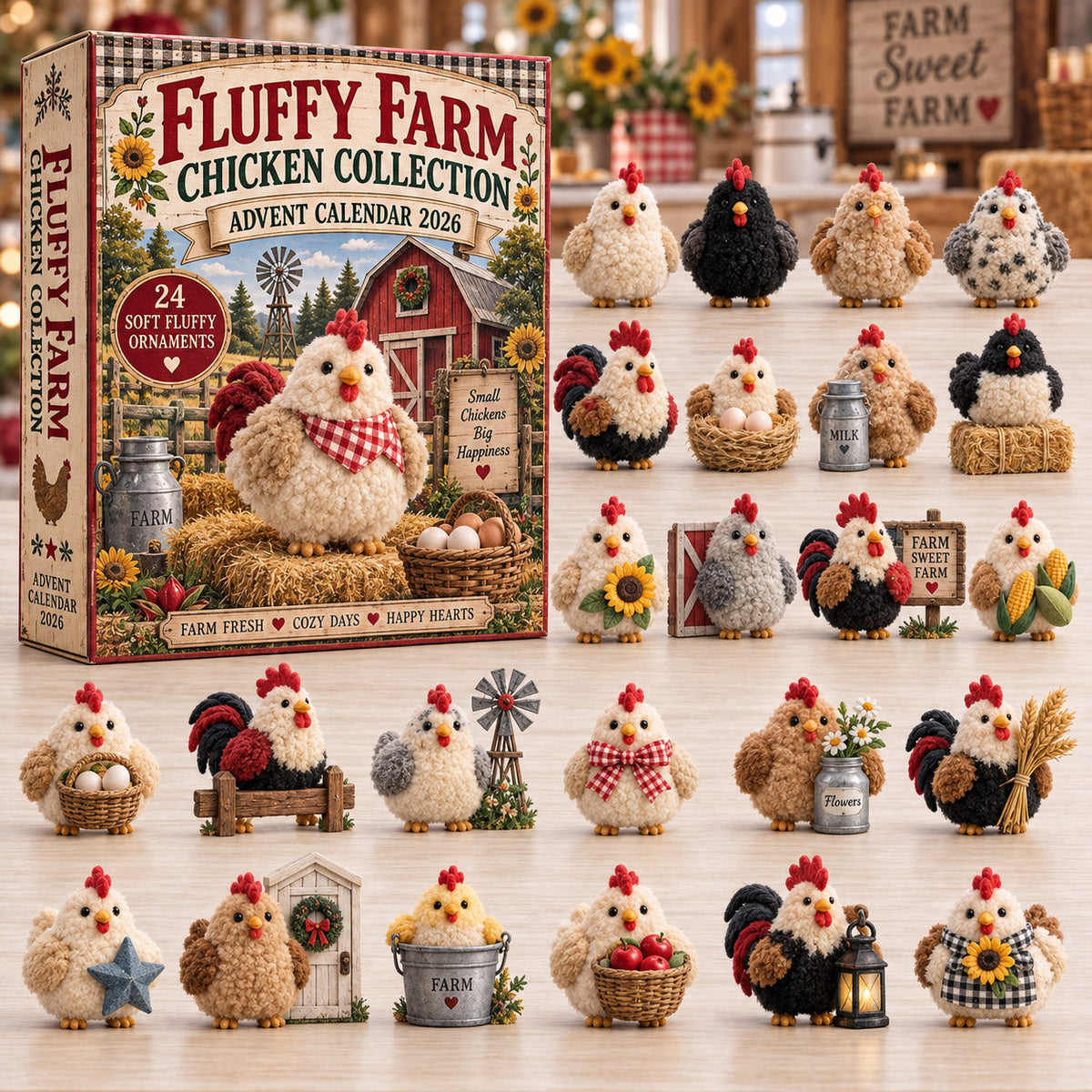Fluffy Chicken Advent Calendar 2026 GFTOMA14692