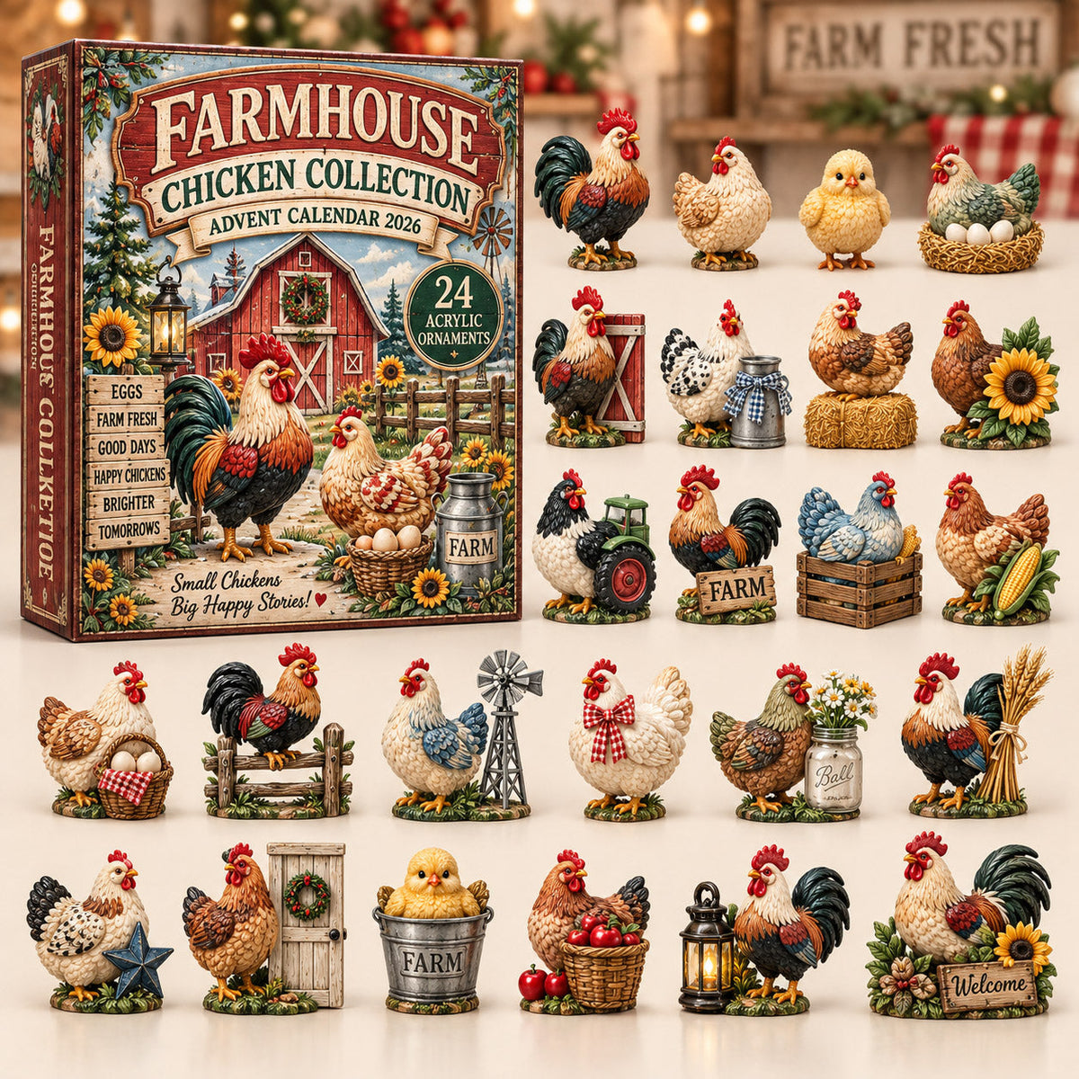 Farmhouse Chicken Advent Calendar 2026 GFTOMA14694