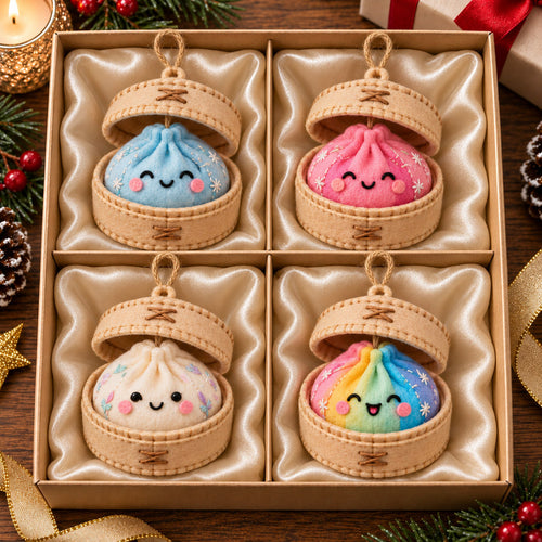 Winter Dumpling Felt Ornament Gift Set GFTOMA14715