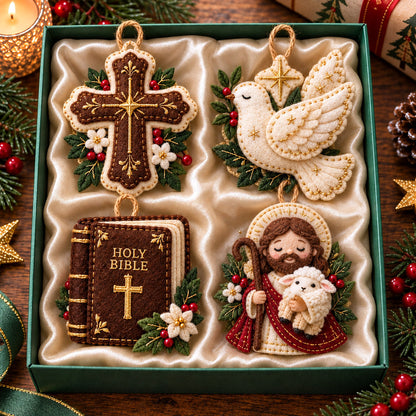 Faith Symbol Felt Ornament Gift Set GFTOMA14788