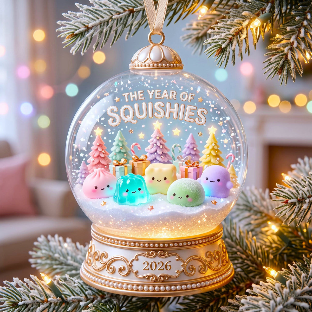 The Year Of Squishy Christmas Mica Ornament GFTOMA14806