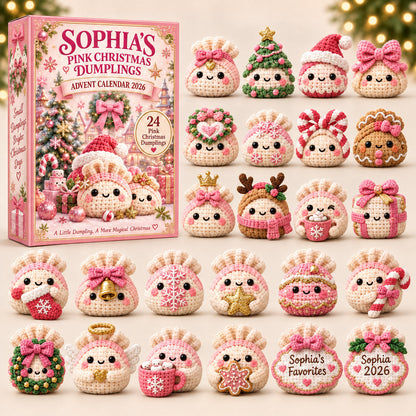 Pink Christmas Dumpling Advent Calendar 2026 GFTOMA14810